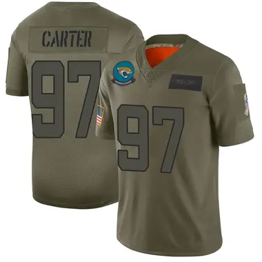 Men's Nike Jacksonville Jaguars Andre Carter 2019 Salute to Service Jersey - Camo Limited