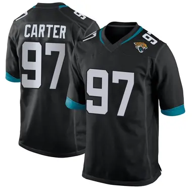 Men's Nike Jacksonville Jaguars Andre Carter Jersey - Black Game