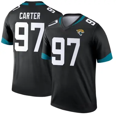 Men's Nike Jacksonville Jaguars Andre Carter Jersey - Black Legend