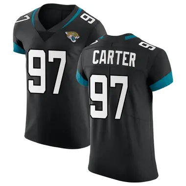 Men's Nike Jacksonville Jaguars Andre Carter Vapor Untouchable Jersey - Black Elite