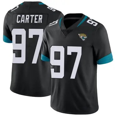 Men's Nike Jacksonville Jaguars Andre Carter Vapor Untouchable Jersey - Black Limited