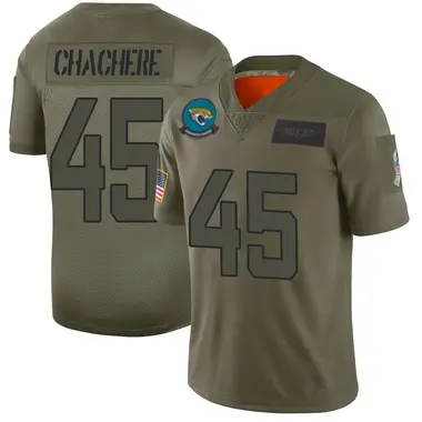 Men's Nike Jacksonville Jaguars Andre Chachere 2019 Salute to Service Jersey - Camo Limited