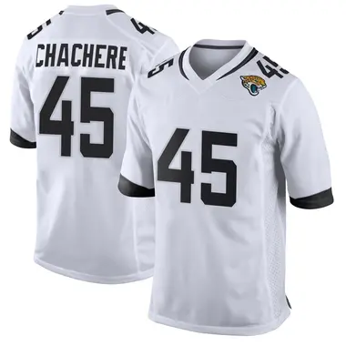 Men's Nike Jacksonville Jaguars Andre Chachere Jersey - White Game