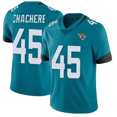 Men's Nike Jacksonville Jaguars Andre Chachere Vapor Untouchable Jersey - Teal Limited