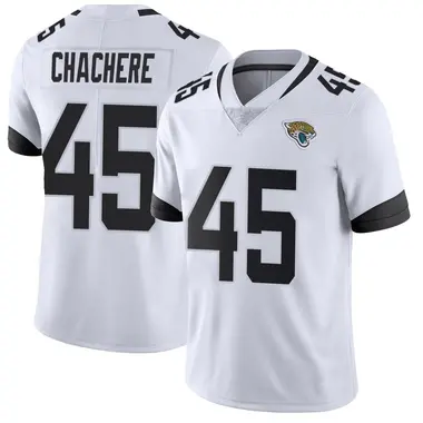 Men's Nike Jacksonville Jaguars Andre Chachere Vapor Untouchable Jersey - White Limited