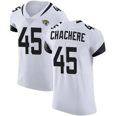 Men's Nike Jacksonville Jaguars Andre Chachere Vapor Untouchable Road Jersey - White Elite