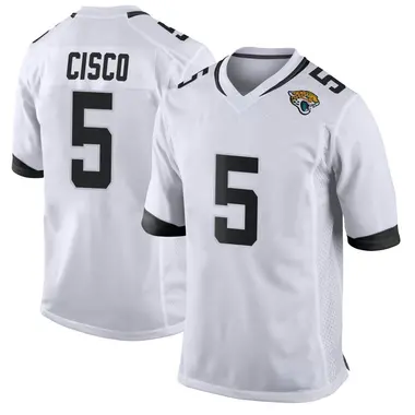 Men's Nike Jacksonville Jaguars Andre Cisco Jersey - White Game