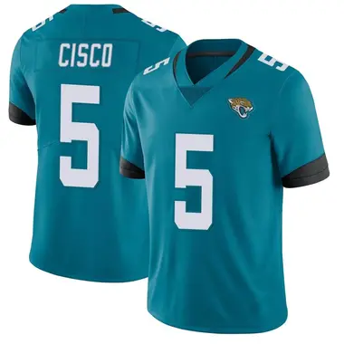 Men's Nike Jacksonville Jaguars Andre Cisco Vapor Untouchable Jersey - Teal Limited