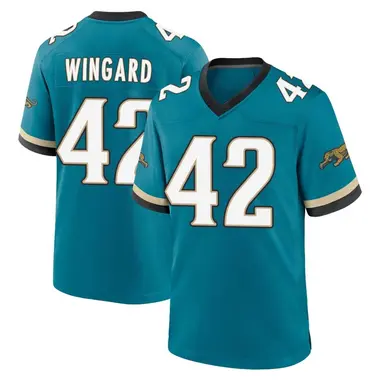 Men's Nike Jacksonville Jaguars Andrew Wingard Prowler Throwback Jersey - Teal Game