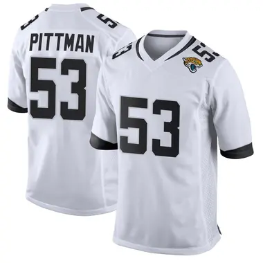 Men's Nike Jacksonville Jaguars Anthony Pittman Jersey - White Game