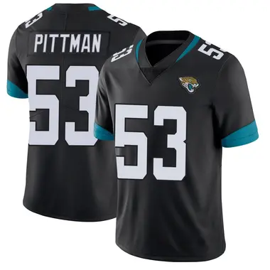 Men's Nike Jacksonville Jaguars Anthony Pittman Vapor Untouchable Jersey - Black Limited