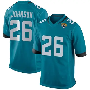 Men's Nike Jacksonville Jaguars Antonio Johnson Jersey - Teal Game