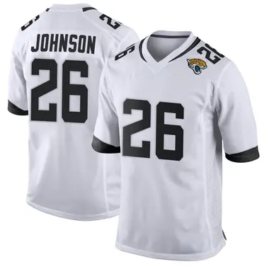 Men's Nike Jacksonville Jaguars Antonio Johnson Jersey - White Game