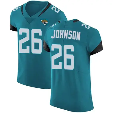 Men's Nike Jacksonville Jaguars Antonio Johnson Vapor Untouchable Alternate Jersey - Teal Elite