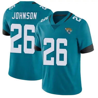 Men's Nike Jacksonville Jaguars Antonio Johnson Vapor Untouchable Jersey - Teal Limited