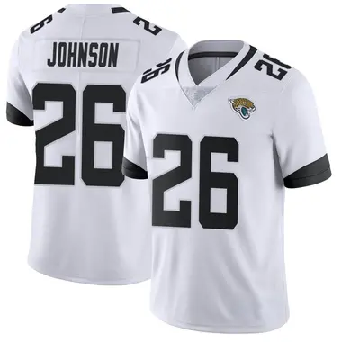 Men's Nike Jacksonville Jaguars Antonio Johnson Vapor Untouchable Jersey - White Limited