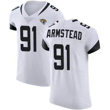 Men's Nike Jacksonville Jaguars Arik Armstead Vapor Untouchable Road Jersey - White Elite