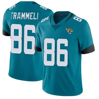 Men's Nike Jacksonville Jaguars Austin Trammell Vapor Untouchable Jersey - Teal Limited