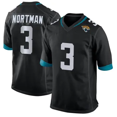 Men's Nike Jacksonville Jaguars Brad Nortman Jersey - Black Game