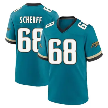 Men's Nike Jacksonville Jaguars Brandon Scherff Prowler Throwback Jersey - Teal Game