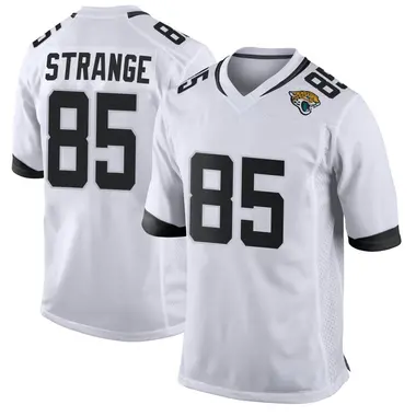 Men's Nike Jacksonville Jaguars Brenton Strange Jersey - White Game