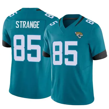 Men's Nike Jacksonville Jaguars Brenton Strange Vapor F.U.S.E. Jersey - Teal Limited