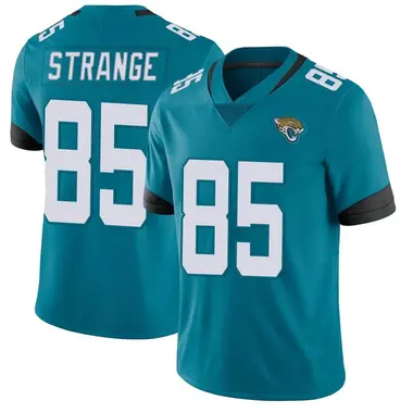 Men's Nike Jacksonville Jaguars Brenton Strange Vapor Untouchable Jersey - Teal Limited