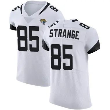 Men's Nike Jacksonville Jaguars Brenton Strange Vapor Untouchable Road Jersey - White Elite