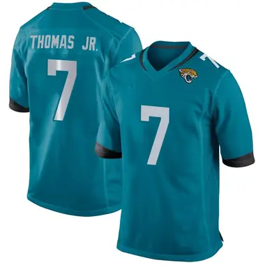 Men's Nike Jacksonville Jaguars Brian Thomas Jr. Jersey - Teal Game