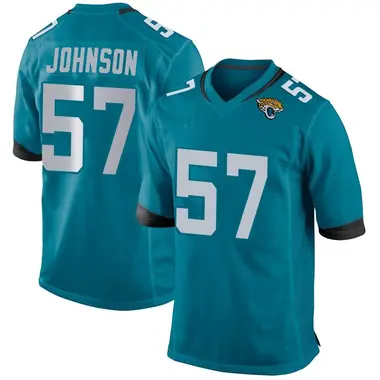 Men's Nike Jacksonville Jaguars Caleb Johnson Jersey - Teal Game