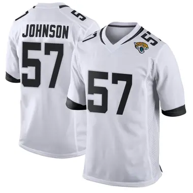 Men's Nike Jacksonville Jaguars Caleb Johnson Jersey - White Game