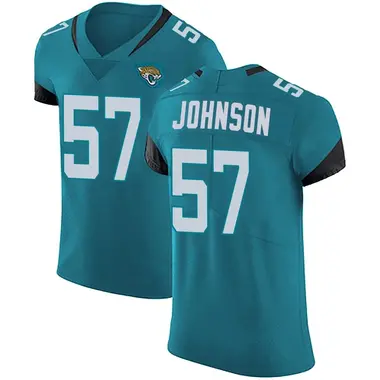 Men's Nike Jacksonville Jaguars Caleb Johnson Vapor Untouchable Alternate Jersey - Teal Elite