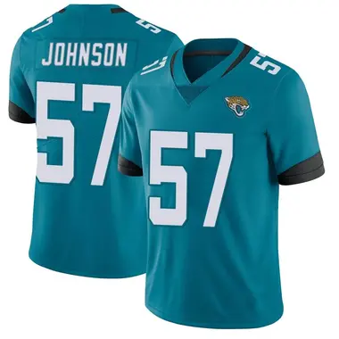 Men's Nike Jacksonville Jaguars Caleb Johnson Vapor Untouchable Jersey - Teal Limited