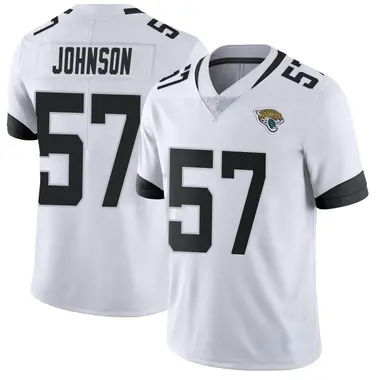 Men's Nike Jacksonville Jaguars Caleb Johnson Vapor Untouchable Jersey - White Limited