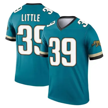 Men's Nike Jacksonville Jaguars Cam Little Prowler Throwback Jersey - Teal Legend