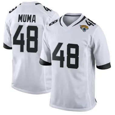 Men's Nike Jacksonville Jaguars Chad Muma Jersey - White Game