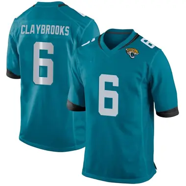 Men's Nike Jacksonville Jaguars Chris Claybrooks Jersey - Teal Game