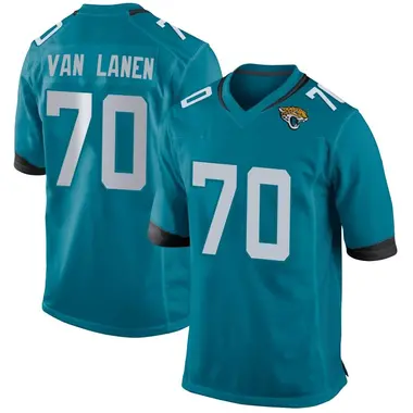 Men's Nike Jacksonville Jaguars Cole Van Lanen Jersey - Teal Game