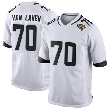 Men's Nike Jacksonville Jaguars Cole Van Lanen Jersey - White Game