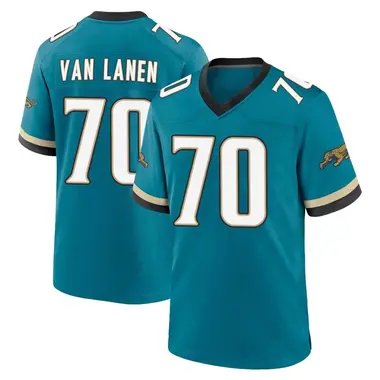 Men's Nike Jacksonville Jaguars Cole Van Lanen Prowler Throwback Jersey - Teal Game