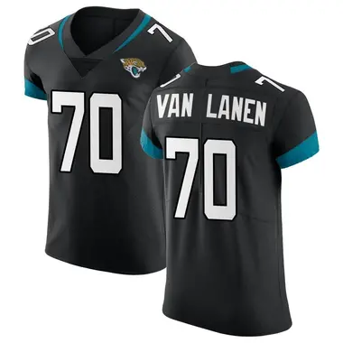 Men's Nike Jacksonville Jaguars Cole Van Lanen Vapor Untouchable Jersey - Black Elite