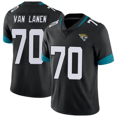 Men's Nike Jacksonville Jaguars Cole Van Lanen Vapor Untouchable Jersey - Black Limited