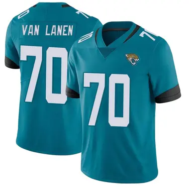 Men's Nike Jacksonville Jaguars Cole Van Lanen Vapor Untouchable Jersey - Teal Limited