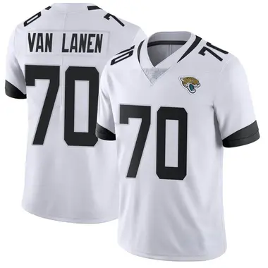 Men's Nike Jacksonville Jaguars Cole Van Lanen Vapor Untouchable Jersey - White Limited