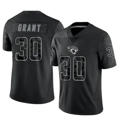 Men's Nike Jacksonville Jaguars Corey Grant Reflective Jersey - Black Limited