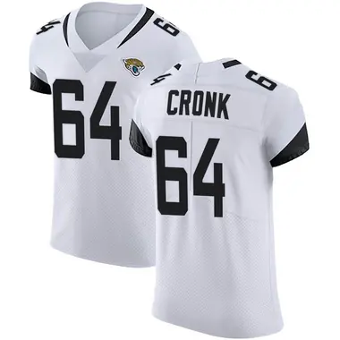 Coy Cronk Men's Nike White Jacksonville Jaguars Custom Game Jersey Size: Large