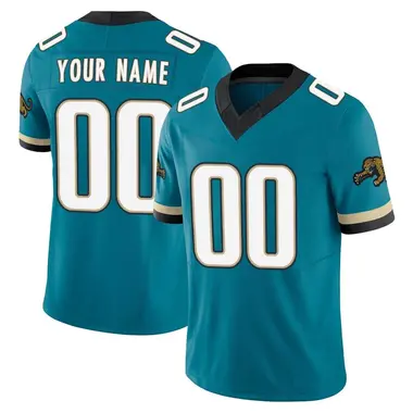 Men's Nike Jacksonville Jaguars Custom Prowler Throwback Vapor F.U.S.E. Jersey - Teal Limited