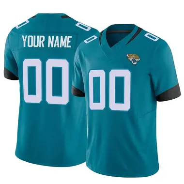 Men's Nike Jacksonville Jaguars Custom Vapor F.U.S.E. Jersey - Teal Limited