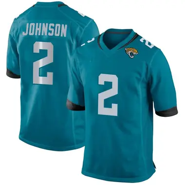 Men's Nike Jacksonville Jaguars D'Ernest Johnson Jersey - Teal Game