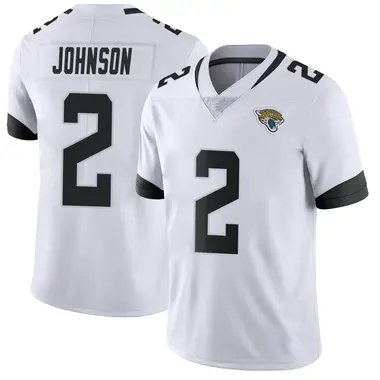 Men's Nike Jacksonville Jaguars D'Ernest Johnson Vapor Untouchable Jersey - White Limited